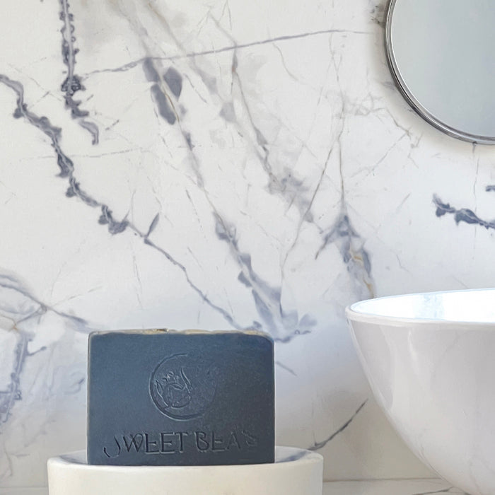 Handmade Charcoal Soap | Fragrance Free Soap | Sweet Beas US