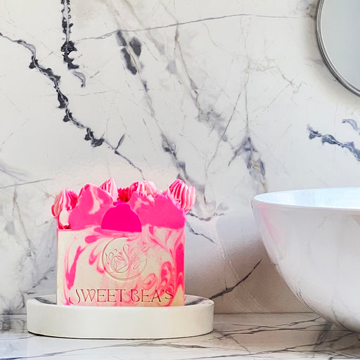 Luxury Bath Soap | Peony Handmade Soap | Sweet Beas US