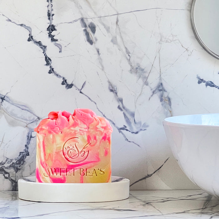 Pink Grapefruit Handmade Soap